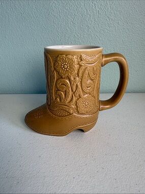 Vintage 1960’s Ceramarte Cowboy Boot Shaped Ceramic Mug from Brazil